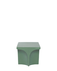 Table d'appoint Hydra en fibre de verre - Vert Eucalyptus