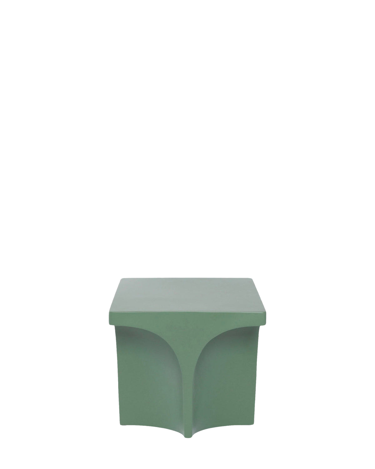 Table d'appoint Hydra en fibre de verre - Vert Eucalyptus