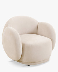 Fauteuil Cocoon - Blanc crêpé