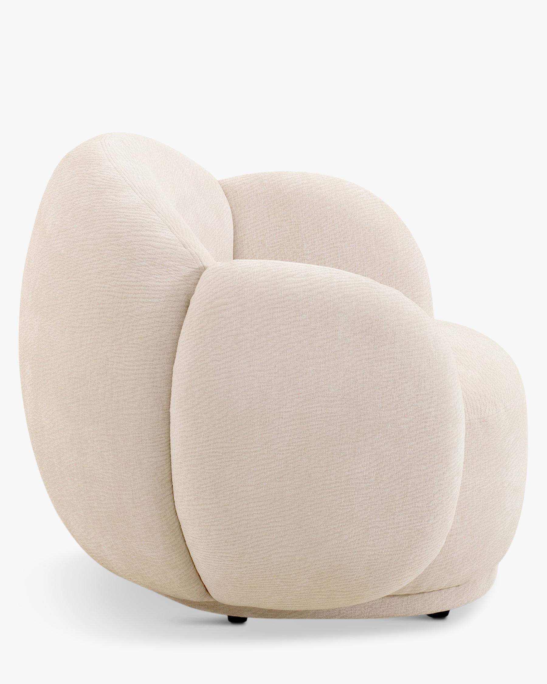 Fauteuil Cocoon - Blanc crêpé