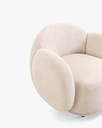 Fauteuil Cocoon - Blanc crêpé
