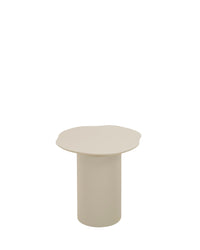 Table d'appoint Esther en bois - Beige argile