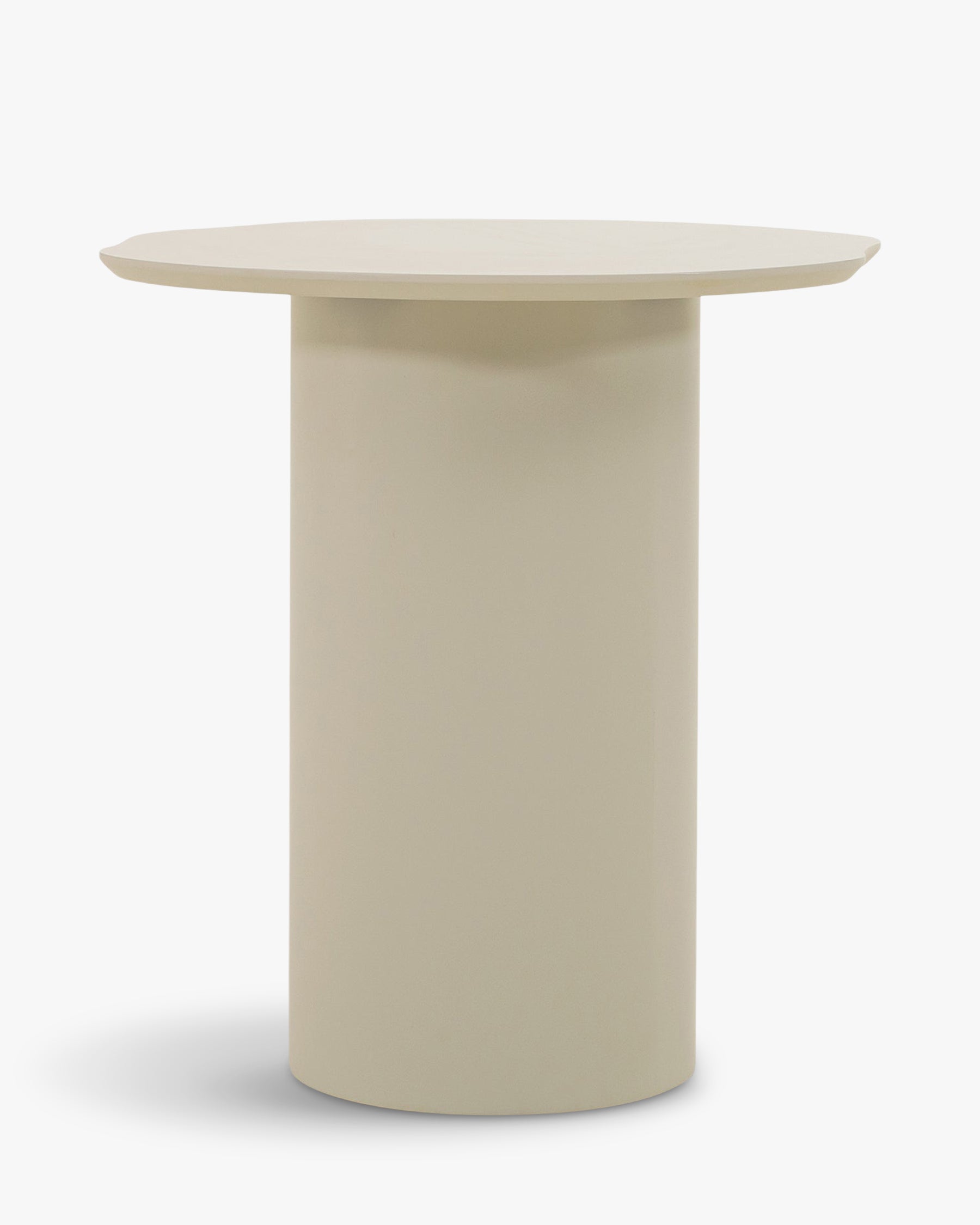 Table d'appoint Esther en bois - Beige argile