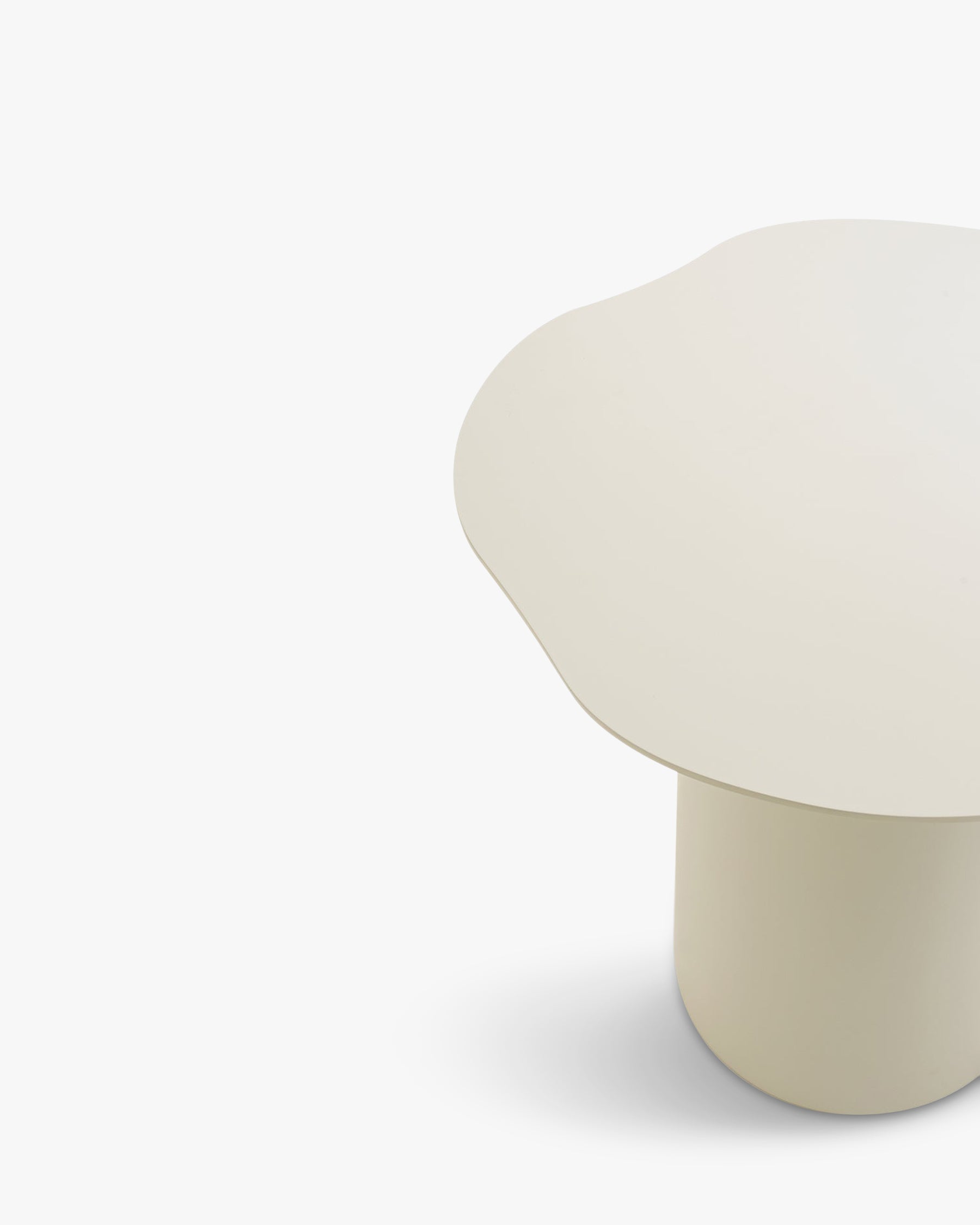 Table d'appoint Esther en bois - Beige argile