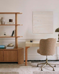 Bureau Teyho en bois - Beige