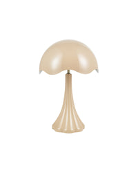 Lampe de table Tulipe brillante - Beige