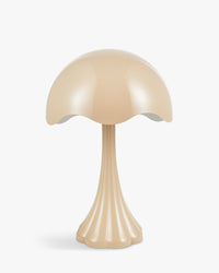Lampe de table Tulipe brillante - Beige