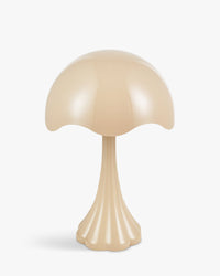 Lampe de table Tulipe brillante - Beige
