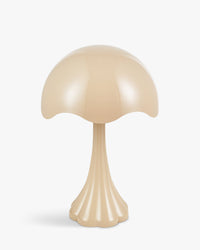 Lampe de table Tulipe brillante - Beige