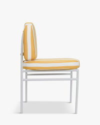 Chaise de jardin Lampedusa - Jaune Rayé
