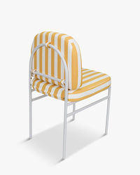 Chaise de jardin Lampedusa - Jaune Rayé