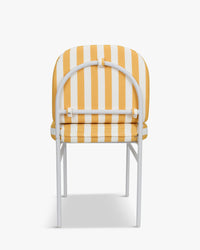 Chaise de jardin Lampedusa - Jaune Rayé