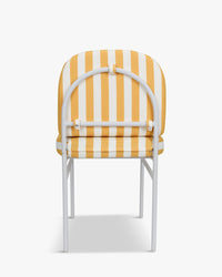 Chaise de jardin Lampedusa - Jaune Rayé