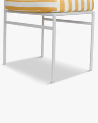 Chaise de jardin Lampedusa - Jaune Rayé
