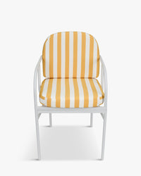 Chaise de jardin Lampedusa - Jaune Rayé