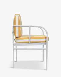 Chaise de jardin Lampedusa - Jaune Rayé