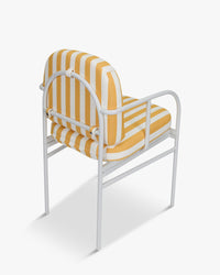 Chaise de jardin Lampedusa - Jaune Rayé