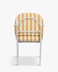 Chaise de jardin Lampedusa - Jaune Rayé