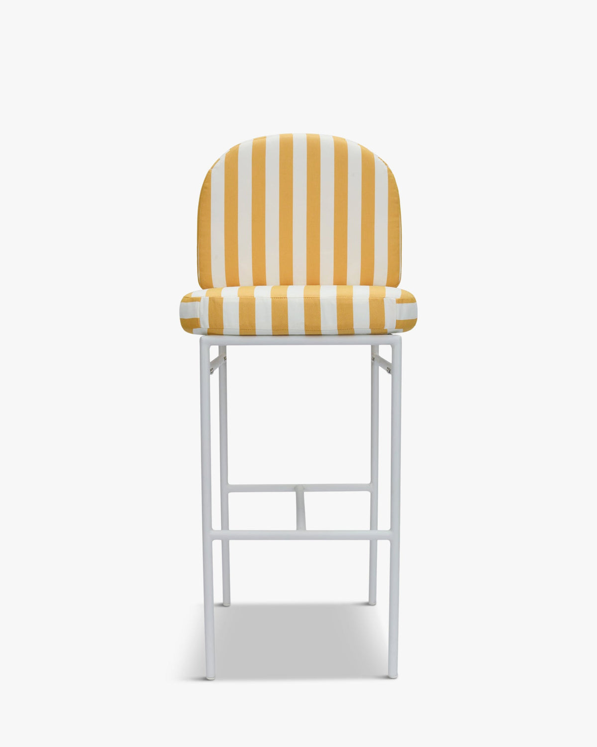 Tabouret de bar de jardin Lampedusa - Jaune Rayé