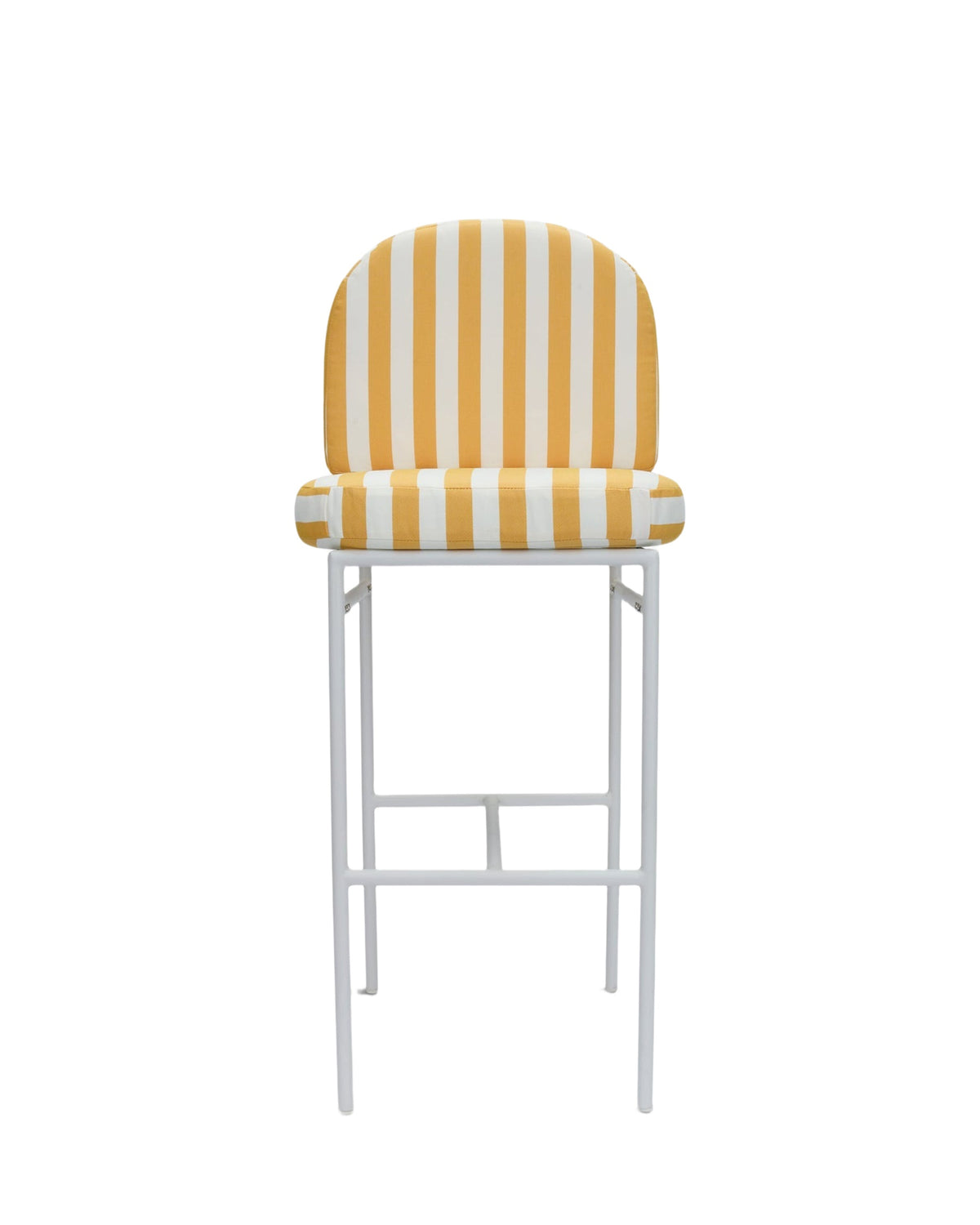 Tabouret de bar de jardin Lampedusa - Jaune Rayé