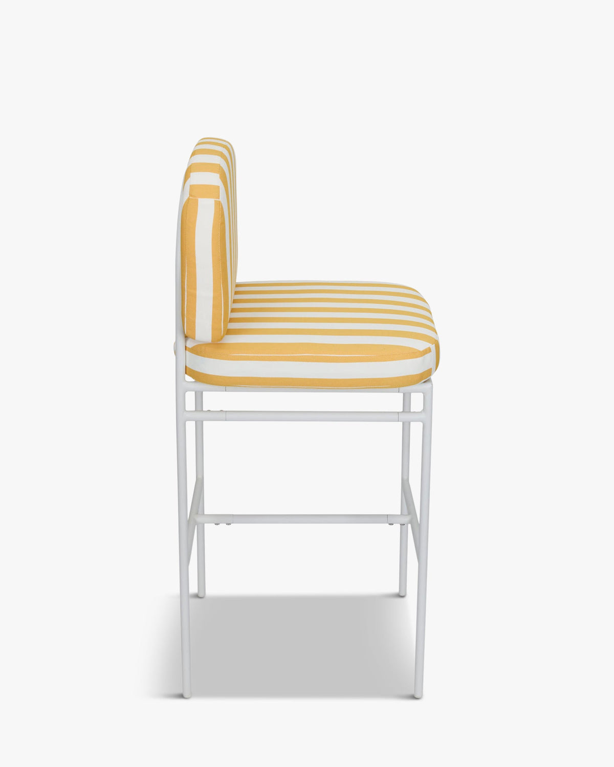 Tabouret de bar de jardin Lampedusa - Jaune Rayé