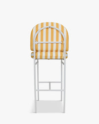 Tabouret de bar de jardin Lampedusa - Jaune Rayé