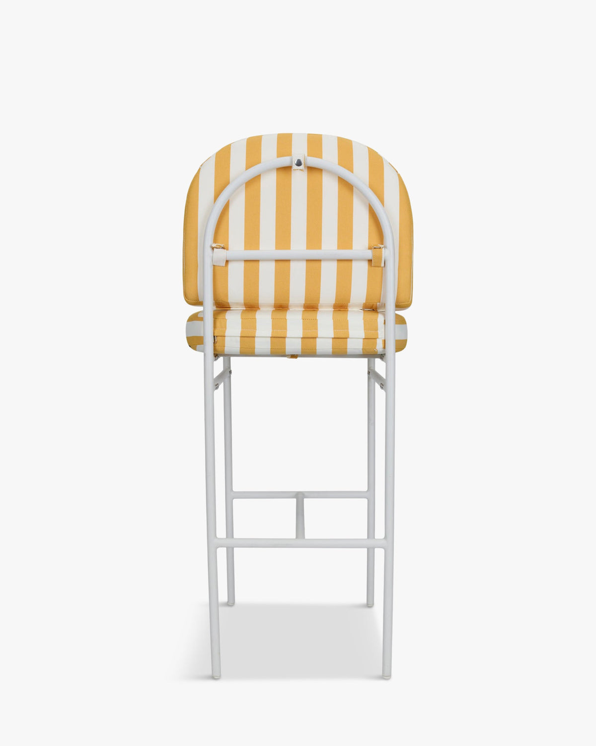 Tabouret de bar de jardin Lampedusa - Jaune Rayé