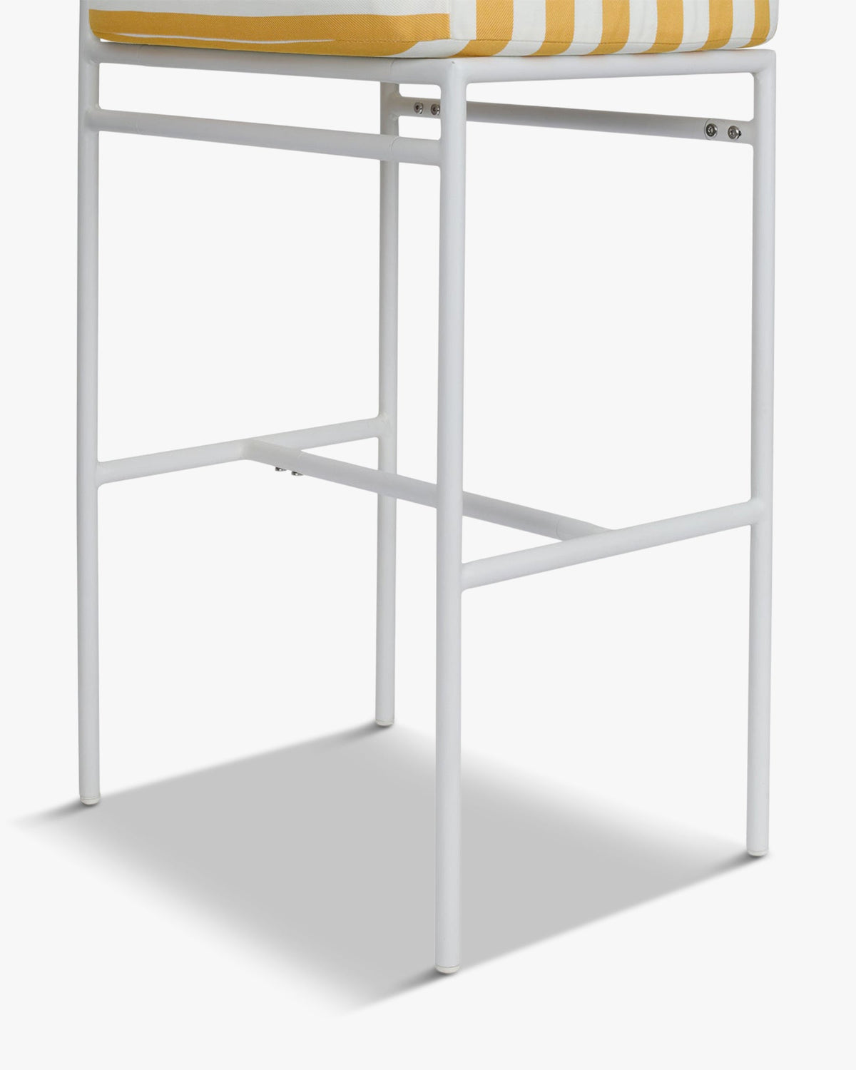 Tabouret de bar de jardin Lampedusa - Jaune Rayé