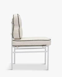 Chaise de jardin Maddalena - Beige Bouclé