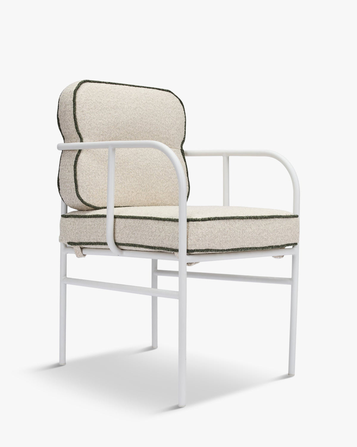 Chaise de jardin Maddalena - Beige Bouclé