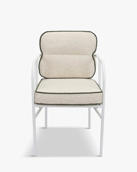 Chaise de jardin Maddalena - Beige Bouclé