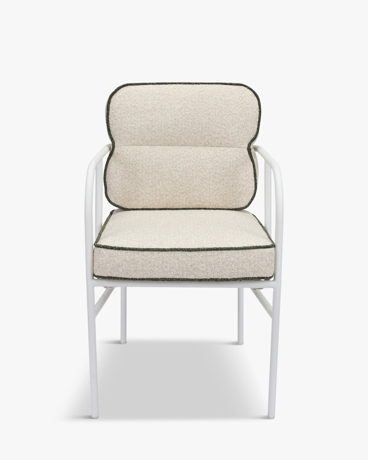 Chaise de jardin Maddalena - Beige Bouclé