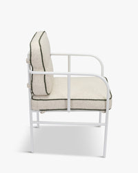 Chaise de jardin Maddalena - Beige Bouclé