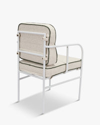 Chaise de jardin Maddalena - Beige Bouclé