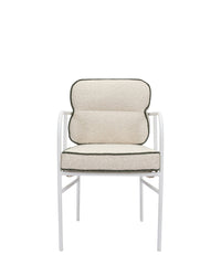 Chaise de jardin Maddalena - Beige Bouclé