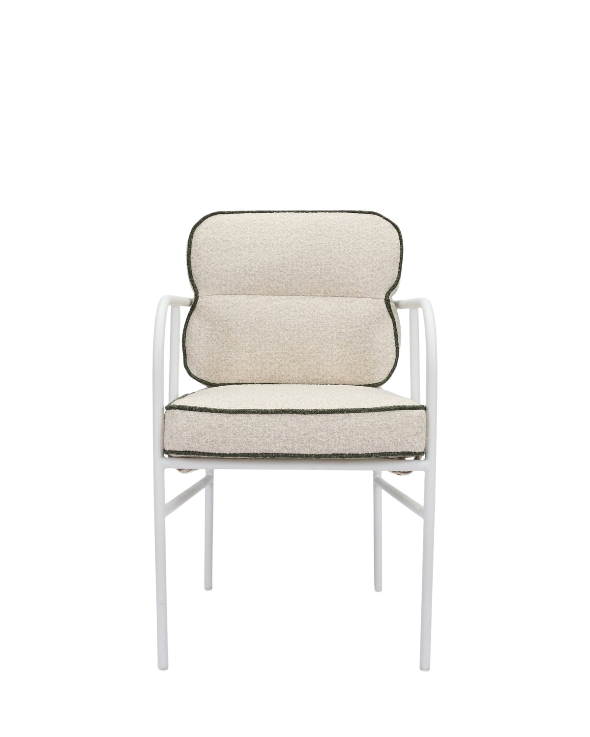Chaise de jardin Maddalena - Beige Bouclé