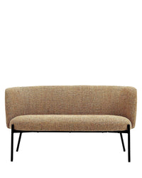 Banquette 2 places Ray - Tweed Jaune Miami