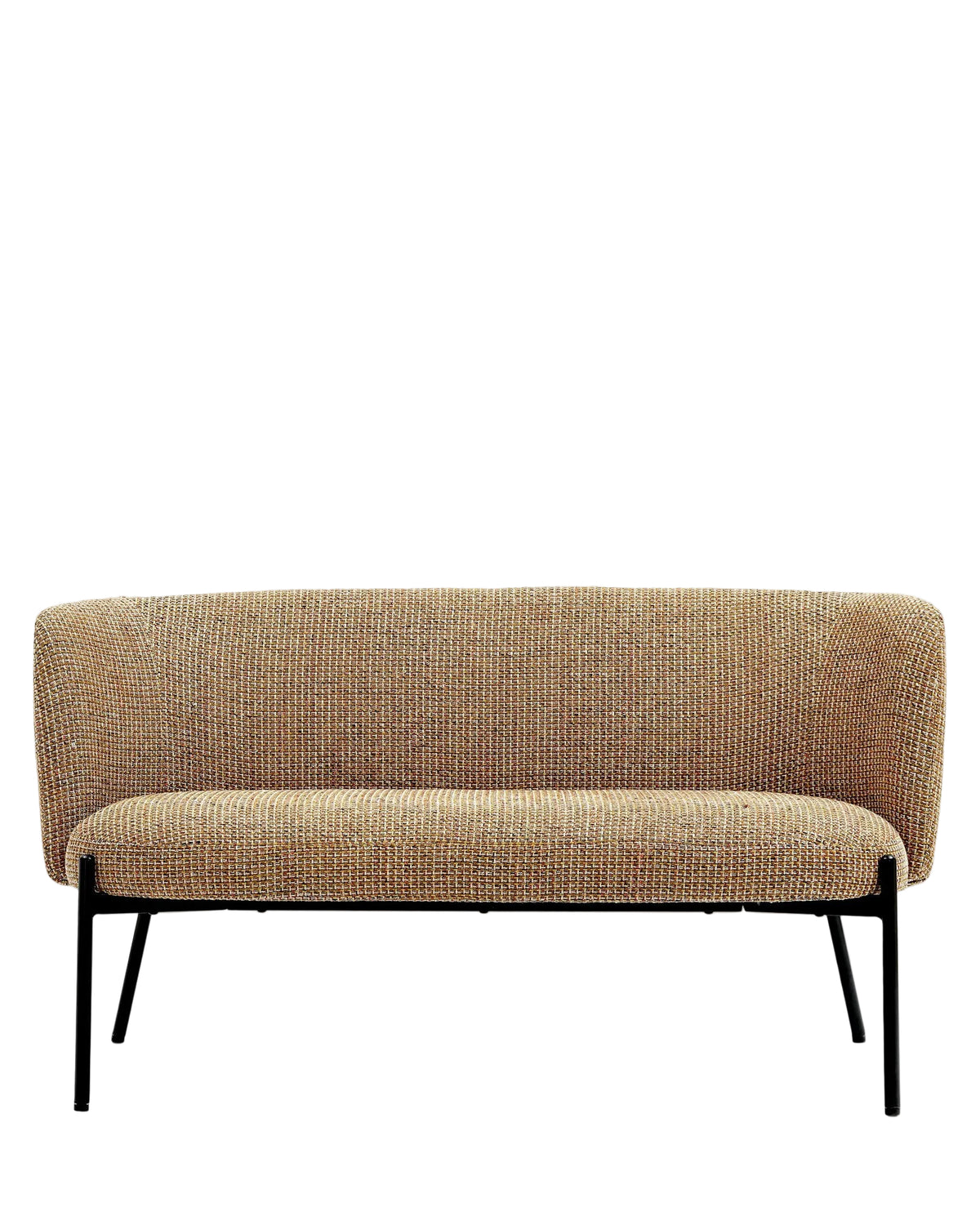 Banquette 2 places Ray - Tweed Jaune Miami