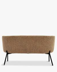 Banquette 2 places Ray - Tweed Jaune Miami
