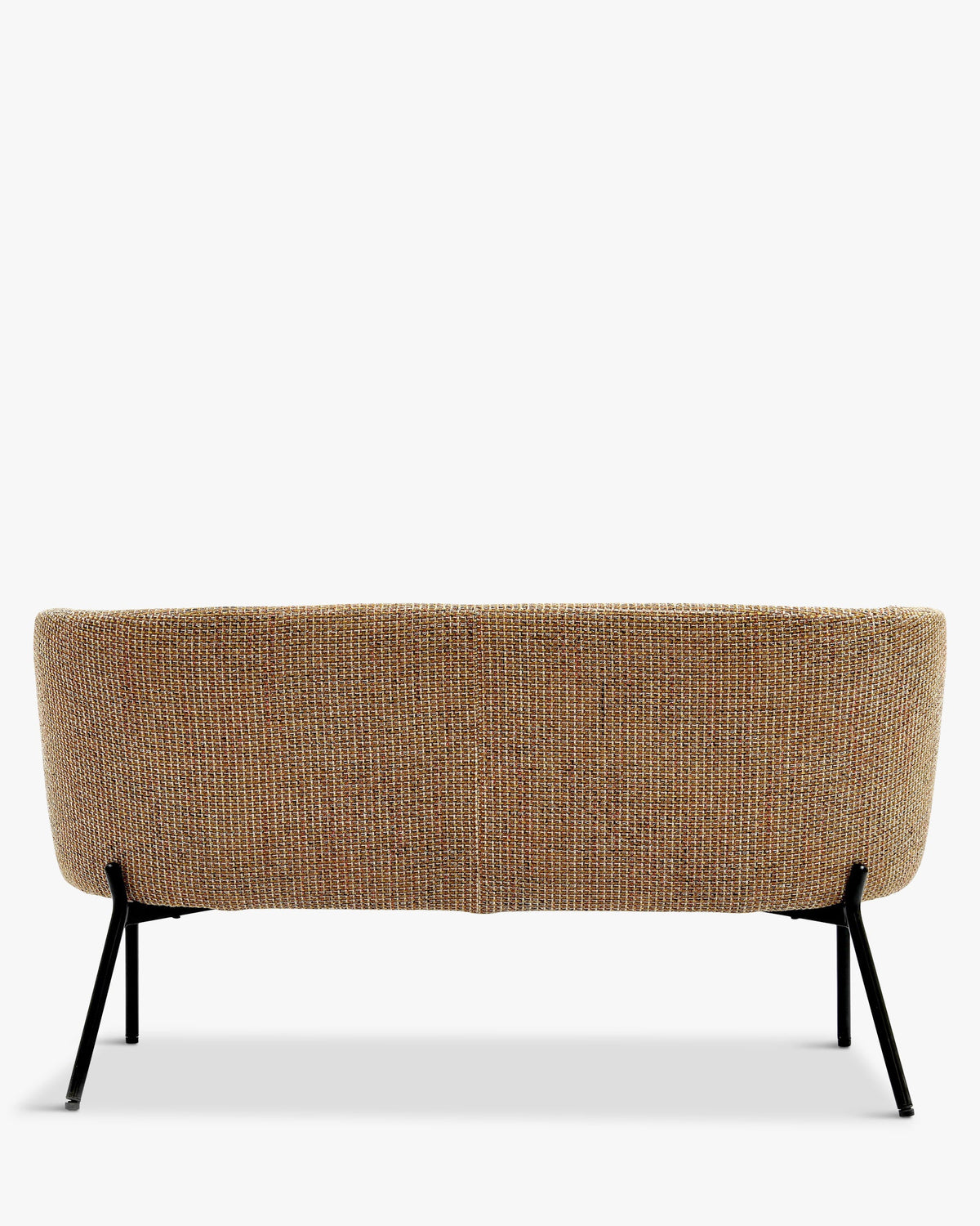 Banquette 2 places Ray - Tweed Jaune Miami