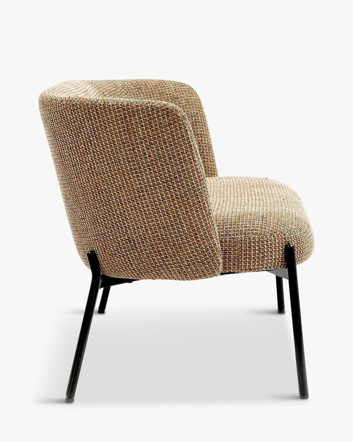 Banquette 2 places Ray - Tweed Jaune Miami