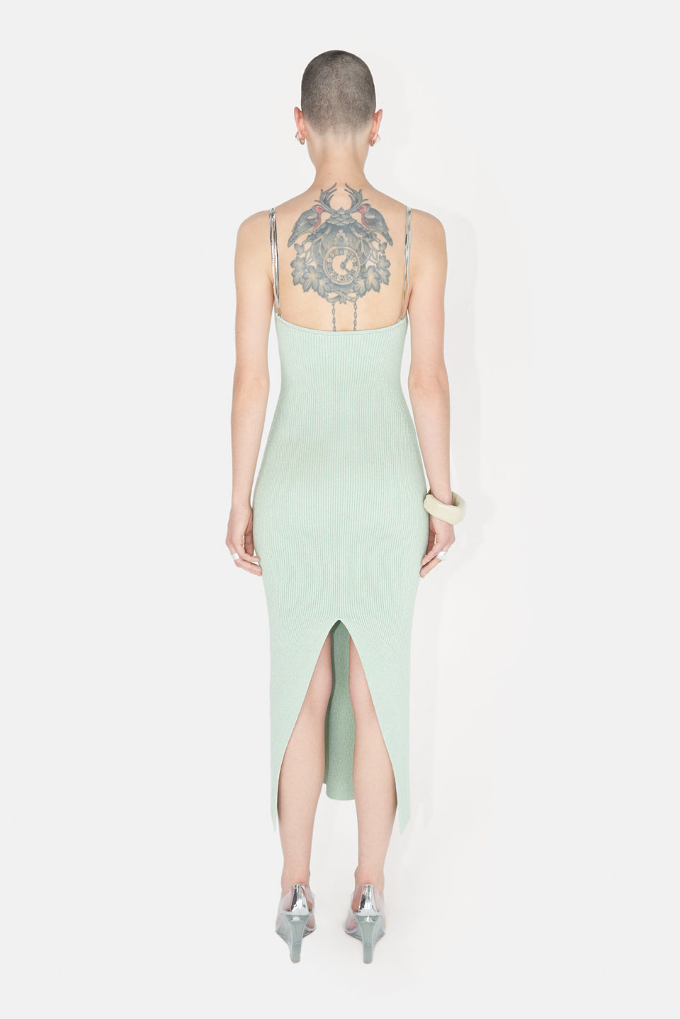 Galvanized Ophelia Dress - Seaglass