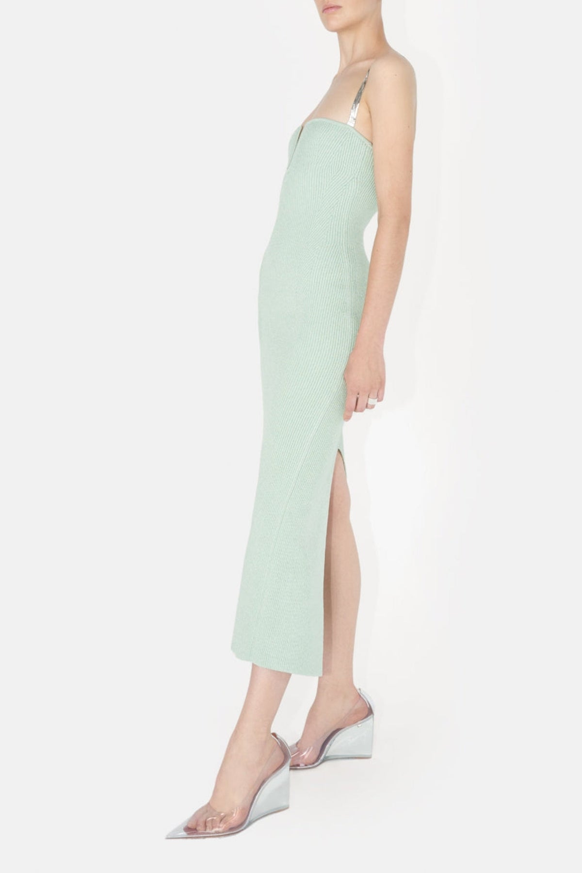Galvanized Ophelia Dress - Seaglass
