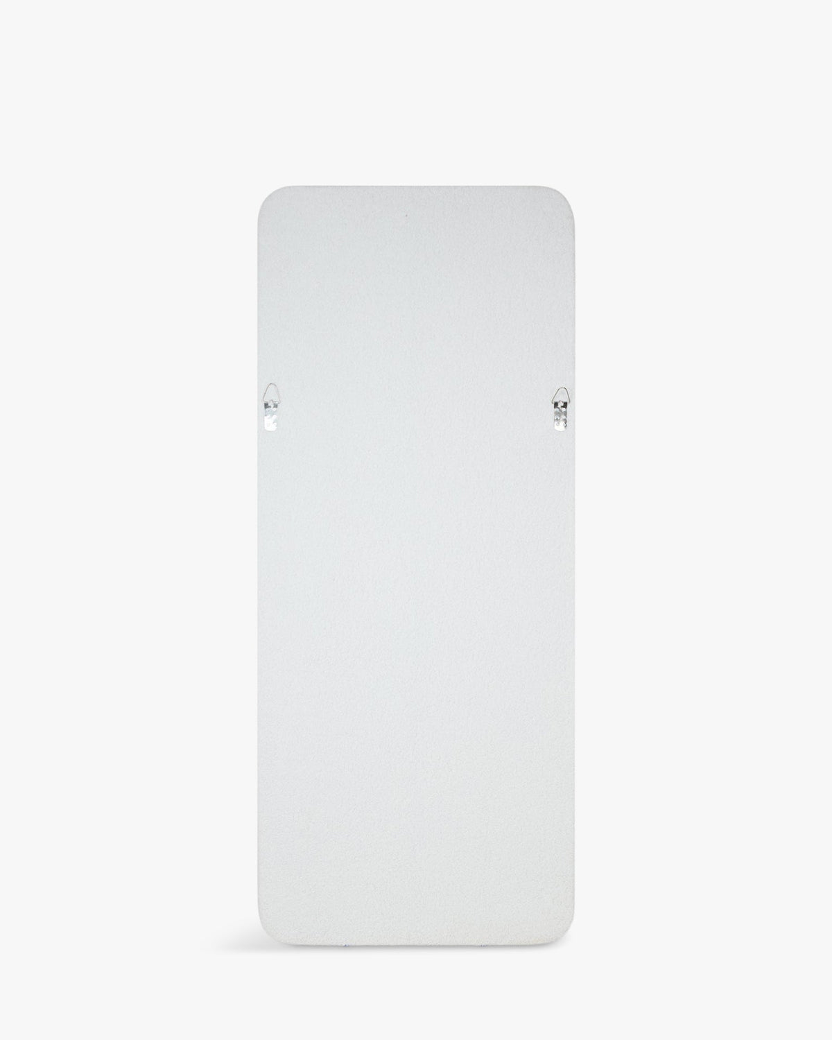 Miroir organique Papeete en velours teddy - Blanc