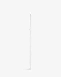 Miroir organique Mahina en velours teddy - Blanc