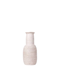 Vase Alzirar en céramique tâchetée - Beige