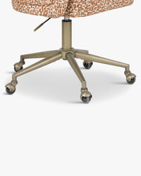 Chaise de bureau rotative Volta - Marron Pixel