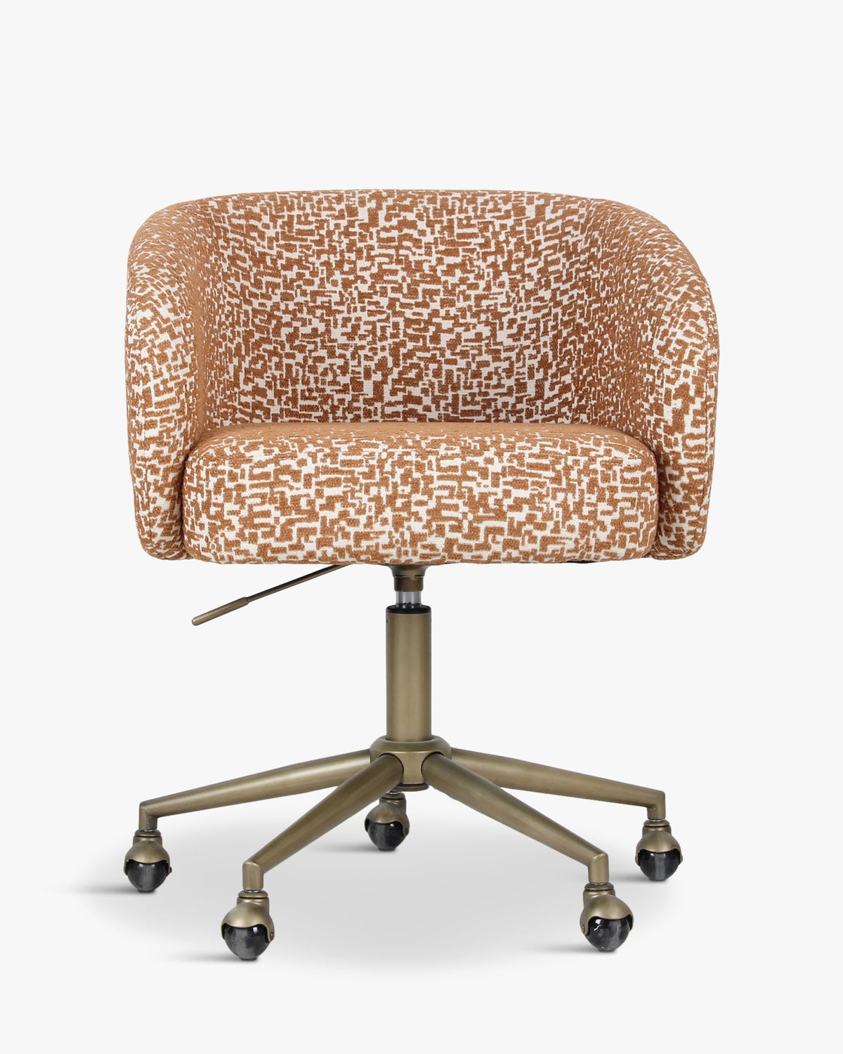 Chaise de bureau rotative Volta - Marron Pixel