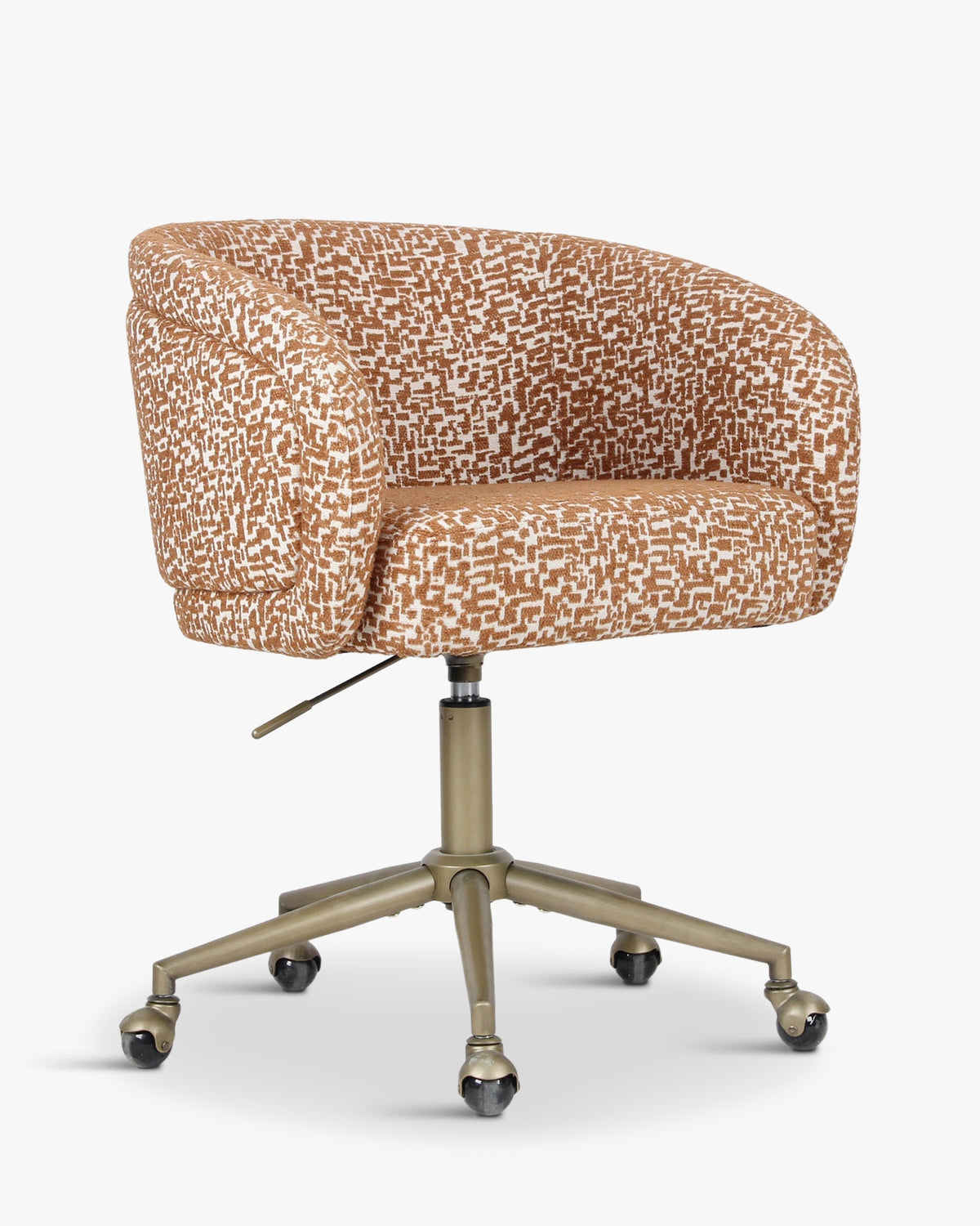 Chaise de bureau rotative Volta - Marron Pixel