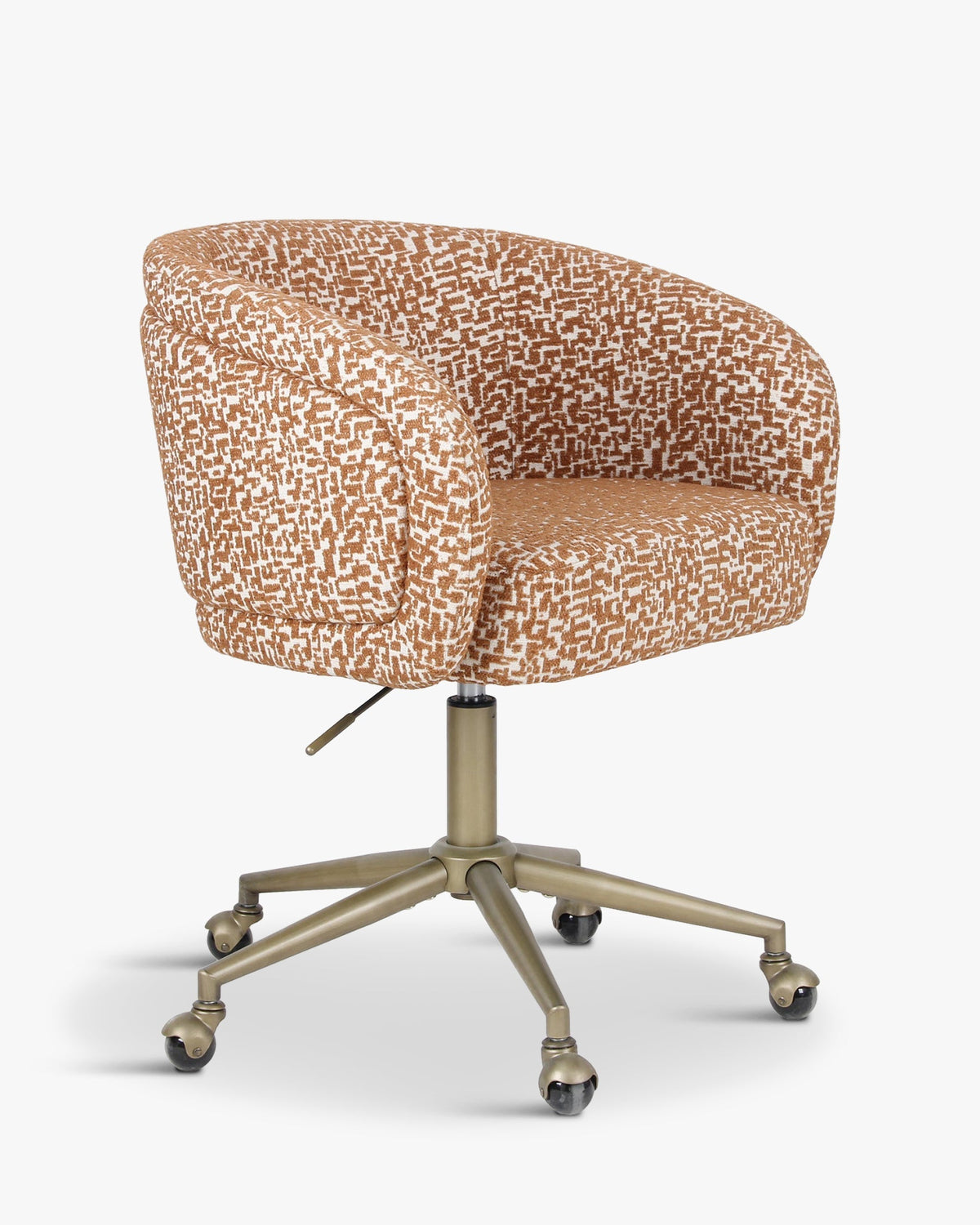Chaise de bureau rotative Volta - Marron Pixel
